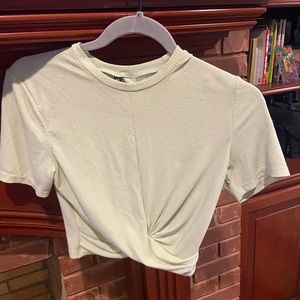 H&M cropped shirt size medium